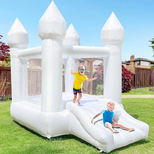 Ilink outer white bounce house - white,